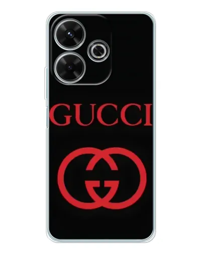 Чохол для Xiaomi Redmi 13 з картинкою «Gucci — червоний логотип» Чохол для Xiaomi Redmi 13 з картинкою «Gucci — червоний логотип»
