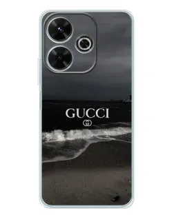 Чохол для Xiaomi Redmi 13 з картинкою «Gucci — морський прибій»