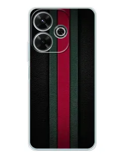 Чохол для Xiaomi Redmi 13 з картинкою «Gucci — неонова лінія»
