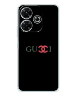 Чохол для Xiaomi Redmi 13 з картинкою «Gucci — червоний градієнт»