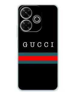 Чохол для Xiaomi Redmi 13 з картинкою «Gucci — червоний пояс»