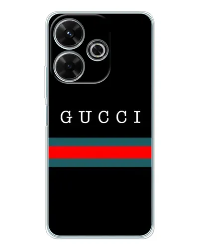 Чохол для Xiaomi Redmi 13 з картинкою «Gucci — червоний пояс» Чохол для Xiaomi Redmi 13 з картинкою «Gucci — червоний пояс»