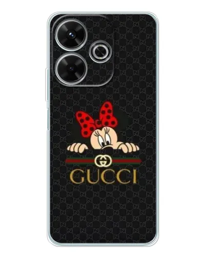 Чохол для Xiaomi Redmi 13 з картинкою «Мінні Маус Gucci — чорний» Чохол для Xiaomi Redmi 13 з картинкою «Мінні Маус Gucci — чорний»