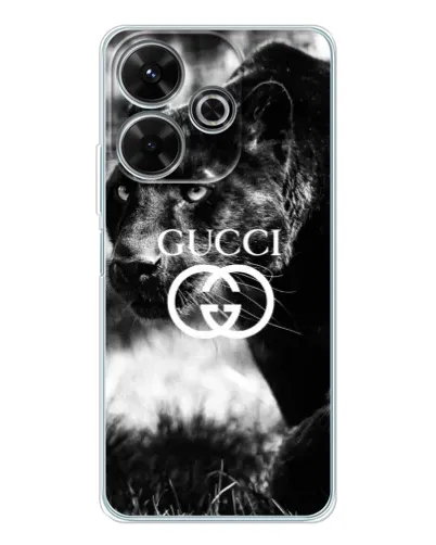 Чохол для Xiaomi Redmi 13 з картинкою «Gucci — дика природа» Чохол для Xiaomi Redmi 13 з картинкою «Gucci — дика природа»