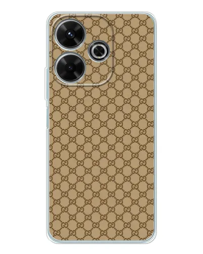 Чохол для Xiaomi Redmi 13 з картинкою «Gucci — класичний беж» Чохол для Xiaomi Redmi 13 з картинкою «Gucci — класичний беж»