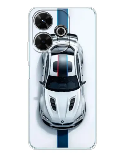 Чехол для Xiaomi Redmi 13 с картинкой «Вид сверху — BMW M» Чехол для Xiaomi Redmi 13 с картинкой «Вид сверху — BMW M»