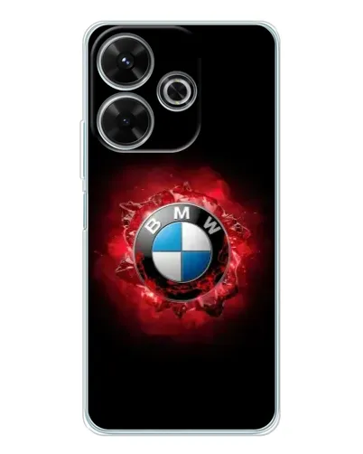 Чехол для Xiaomi Redmi 13 с картинкой «Логотип BMW — вспышка» Чехол для Xiaomi Redmi 13 с картинкой «Логотип BMW — вспышка»