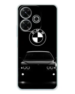 Чохол для Xiaomi Redmi 13 з картинкою «BMW — погляд з темряви»