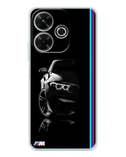 Чехол для Xiaomi Redmi 13 с картинкой «Силуэт BMW в темноте» Чехол для Xiaomi Redmi 13 с картинкой «Силуэт BMW в темноте»