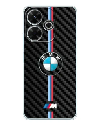Чехол для Xiaomi Redmi 13 с картинкой «Эмблема BMW и карбон» Чехол для Xiaomi Redmi 13 с картинкой «Эмблема BMW и карбон»