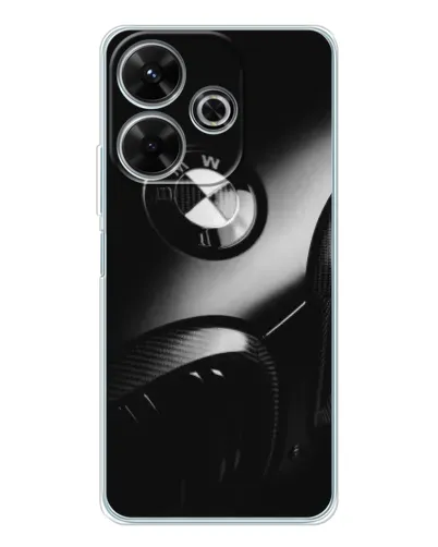 Чехол для Xiaomi Redmi 13 с картинкой «Эмблема BMW — макро» Чехол для Xiaomi Redmi 13 с картинкой «Эмблема BMW — макро»