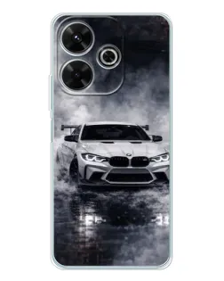 Чохол для Xiaomi Redmi 13 з картинкою «BMW крізь туман»