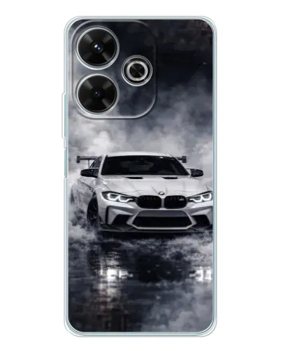 Чехол для Xiaomi Redmi 13 с картинкой «BMW сквозь туман» Чехол для Xiaomi Redmi 13 с картинкой «BMW сквозь туман»