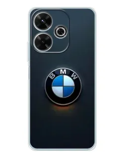 Чохол для Xiaomi Redmi 13 з картинкою «Логотип BMW — мінімалізм»