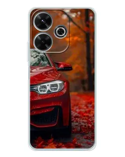 Чохол для Xiaomi Redmi 13 з картинкою «Осіння BMW M4»