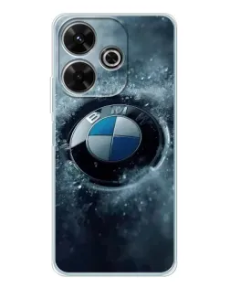 Чохол для Xiaomi Redmi 13 з картинкою «Логотип BMW — лід»