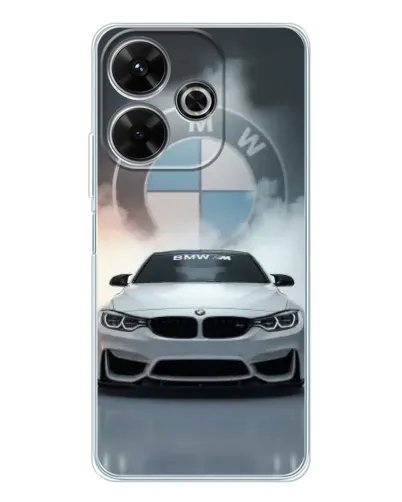 Чехол для Xiaomi Redmi 13 с картинкой «BMW в белом дыму» Чехол для Xiaomi Redmi 13 с картинкой «BMW в белом дыму»