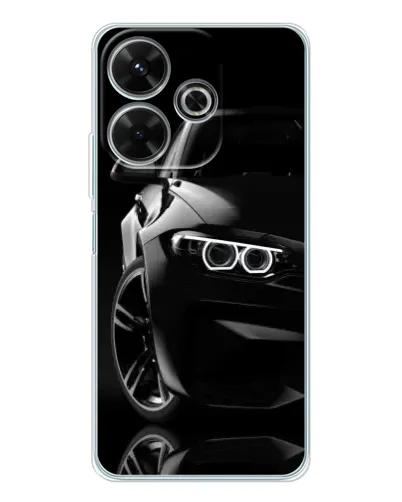 Чехол для Xiaomi Redmi 13 с картинкой «Черная BMW — профиль» Чехол для Xiaomi Redmi 13 с картинкой «Черная BMW — профиль»