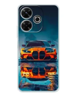 Чохол для Xiaomi Redmi 13 з картинкою «BMW — золота емблема»