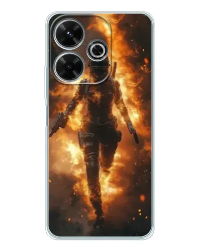 Чохол для Xiaomi Redmi 13 з картинкою «BMW — швидкість у дощі» Чохол для Xiaomi Redmi 13 з картинкою «BMW — швидкість у дощі»