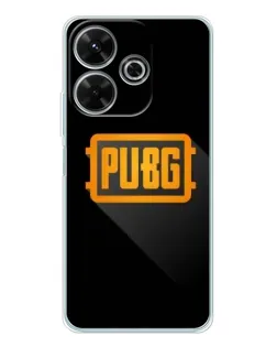 Чохол для Xiaomi Redmi 13 з картинкою «PUBG — рамка лого»