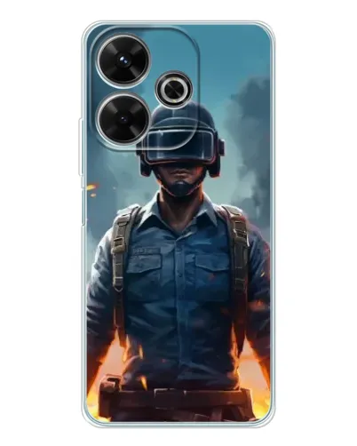 Чохол для Xiaomi Redmi 13 з картинкою «PUBG — реалістичний герой» Чохол для Xiaomi Redmi 13 з картинкою «PUBG — реалістичний герой»