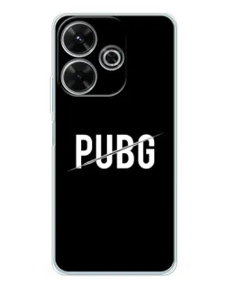 Чохол для Xiaomi Redmi 13 з картинкою «PUBG — білий логотип»