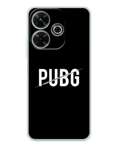 Чохол для Xiaomi Redmi 13 з картинкою «PUBG — білий логотип» Чохол для Xiaomi Redmi 13 з картинкою «PUBG — білий логотип»