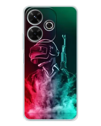 Чохол для Xiaomi Redmi 13 з картинкою «PUBG — вогняний воїн» Чохол для Xiaomi Redmi 13 з картинкою «PUBG — вогняний воїн»