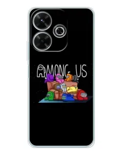 Чохол для Xiaomi Redmi 13 з картинкою «Логотип Among Us»