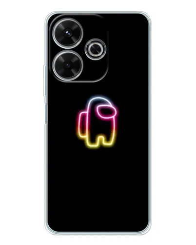 Чехол для Xiaomi Redmi 13 с картинкой «Among Us градиент»