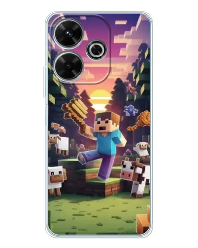 Чохол для Xiaomi Redmi 13 з картинкою «Стів на фермі»
