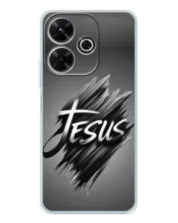 Чохол для Xiaomi Redmi 13 з картинкою «Напис Jesus Graffiti»