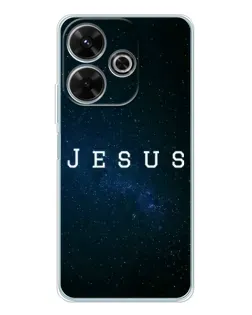 Чохол для Xiaomi Redmi 13 з картинкою «Зоряне небо Jesus»