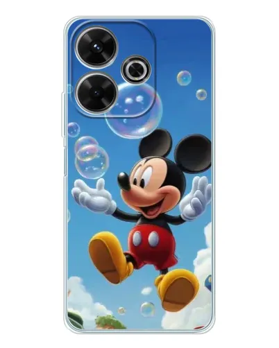 Чехол для Xiaomi Redmi 13 с картинкой «Mickey и мыльные пузыри» Чехол для Xiaomi Redmi 13 с картинкой «Mickey и мыльные пузыри»
