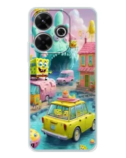 Чехол для Xiaomi Redmi 13 с картинкой «Монстр-трак приключения»