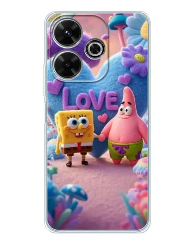 Чехол для Xiaomi Redmi 13 с картинкой «Губка Боб Патрик» Чехол для Xiaomi Redmi 13 с картинкой «Губка Боб Патрик»