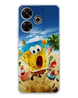 Чехол для Xiaomi Redmi 13 с картинкой «Развлечения на пляже»