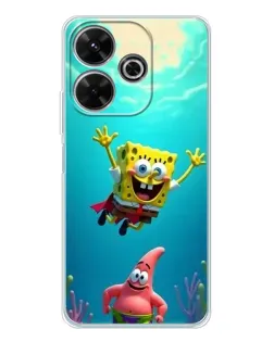 Чехол для Xiaomi Redmi 13 с картинкой «Спанч Боб под водой» Чехол для Xiaomi Redmi 13 с картинкой «Спанч Боб под водой»