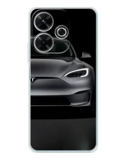 Чехол для Xiaomi Redmi 13 с картинкой «Tesla Model S Look» Чехол для Xiaomi Redmi 13 с картинкой «Tesla Model S Look»