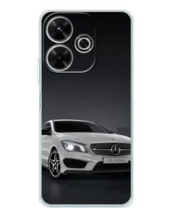Чехол для Xiaomi Redmi 13 с картинкой «Mercedes AMG GT Silver» Чехол для Xiaomi Redmi 13 с картинкой «Mercedes AMG GT Silver»