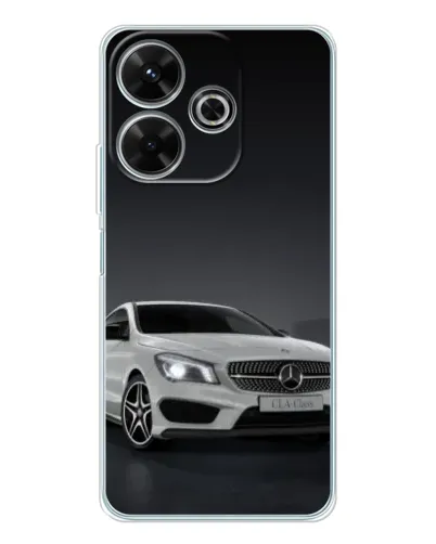 Чехол для Xiaomi Redmi 13 с картинкой «Mercedes AMG GT Silver»