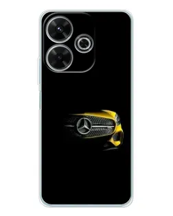 Чехол для Xiaomi Redmi 13 с картинкой «Mercedes — ретро стиль»