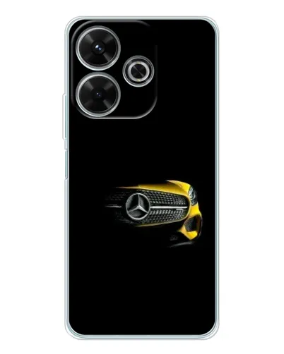Чехол для Xiaomi Redmi 13 с картинкой «Mercedes — ретро стиль»