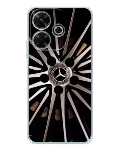 Чехол для Xiaomi Redmi 13 с картинкой «Диск Mercedes»