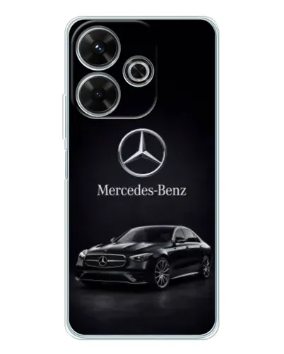 Чехол для Xiaomi Redmi 13 с картинкой «Mercedes — решетка радиатора»