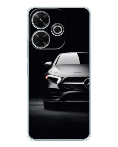 Чехол для Xiaomi Redmi 13 с картинкой «Свет фар Mercedes»
