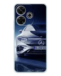 Чехол для Xiaomi Redmi 13 с картинкой «Mercedes EQ — будущее»