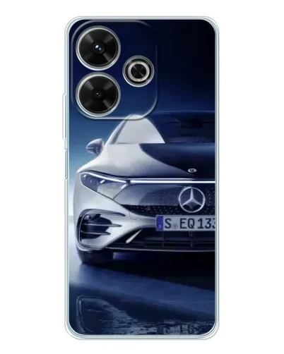 Чехол для Xiaomi Redmi 13 с картинкой «Mercedes EQ — будущее»