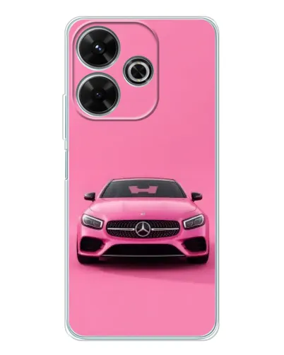 Чехол для Xiaomi Redmi 13 с картинкой «Розовый Mercedes AMG» Чехол для Xiaomi Redmi 13 с картинкой «Розовый Mercedes AMG»